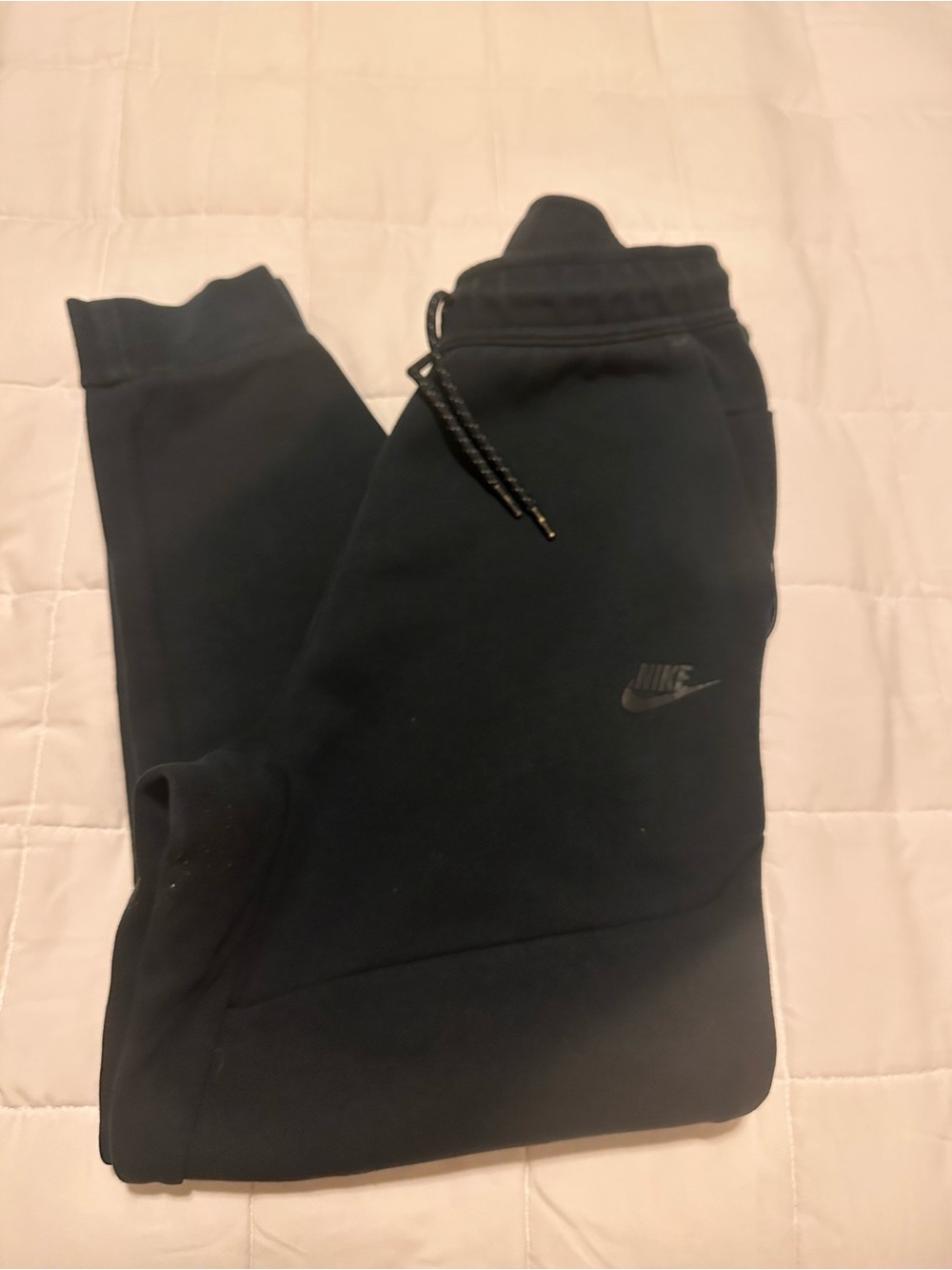 Nike Black Men's/Toddler Fleece Joggers with Logo